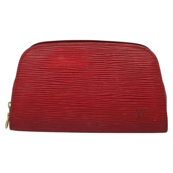 LOUIS VUITTON Epi Dauphine PM Pouch Castilian Red M48447 LV Auth th5819 - Picture 3 of 16